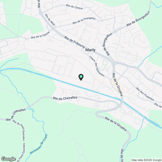 Berges 3 - Appartement 5.5 pièces au 2ème étage - Karte