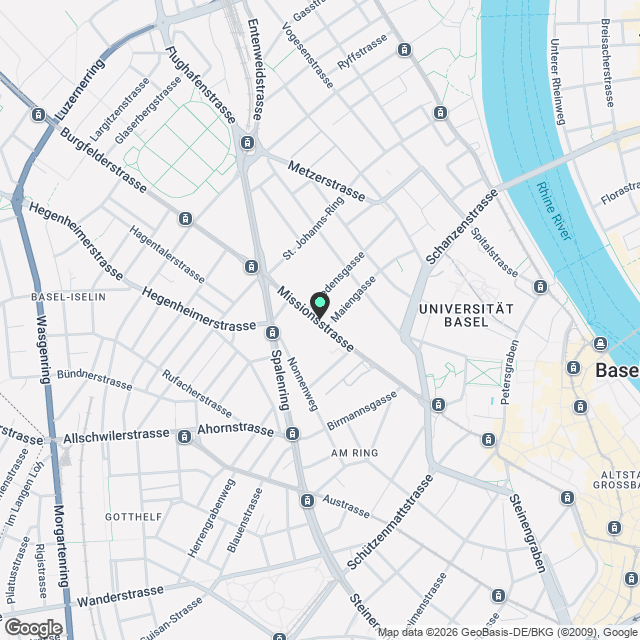 Moderne und zentrumsnahe Wohnung mit Balkon und Aussicht - Karte