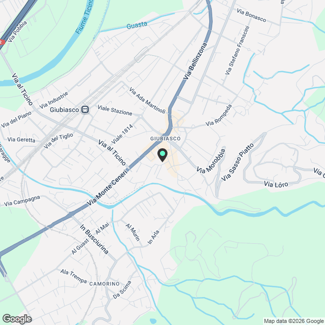 Appartamento di 3.5 locali, Giubiasco - Karte