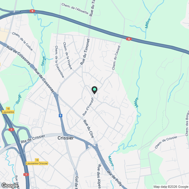 En relocation via Cogestim - Karte