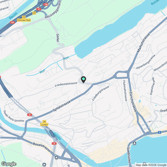 Zimmer für Wochenaufenthalt / Miete nach Vereinbarung - Karte