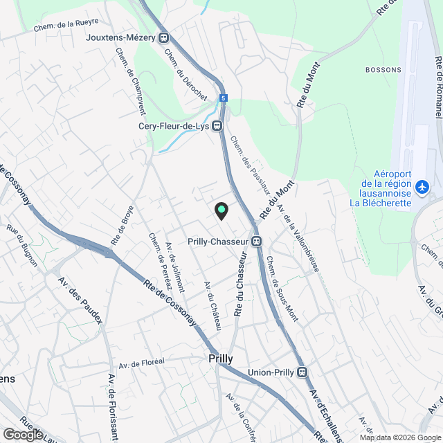 Reprise de bail, 3,5 pieces avec superbe vue sur le lac - Karte