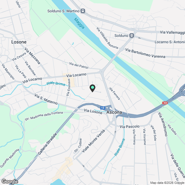 Zona soleggiata e tranquilla - Karte