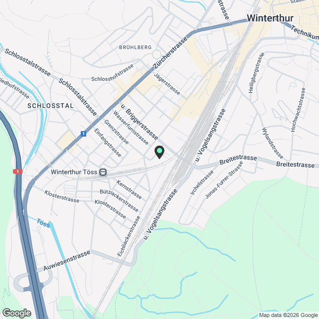 moderne 3.5-Zimmer-Wohnung an zentraler Lage - Karte