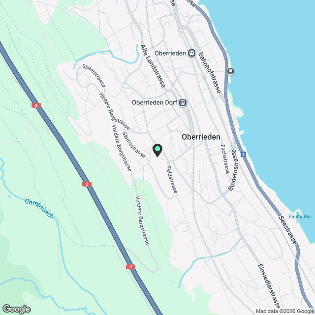 Maisonette-Wohnung in Oberrieden - Karte