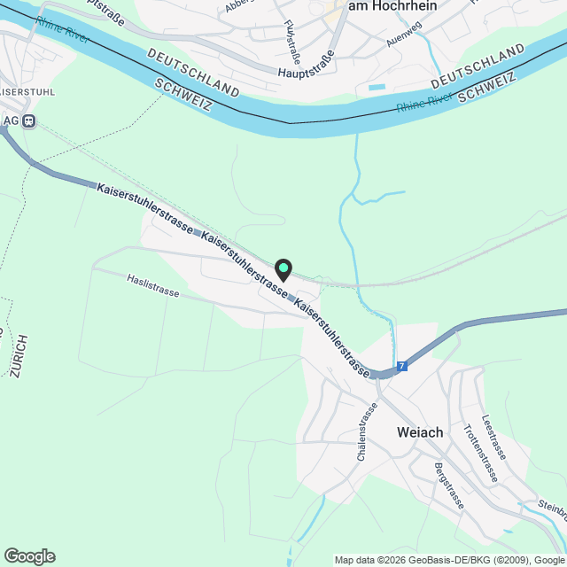 Moderne 3.5-Zimmer-Attikawohnung mit Terrasse in Weiach - Karte