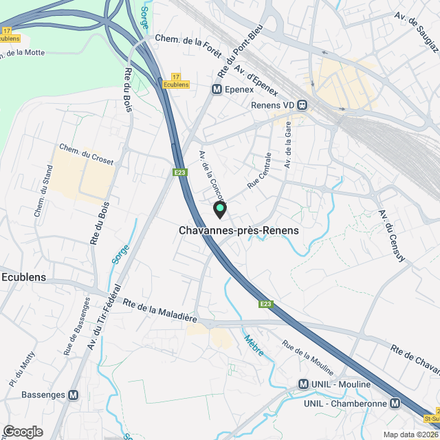 Spacieux et lumineux 3,5 pièces à louer - Karte