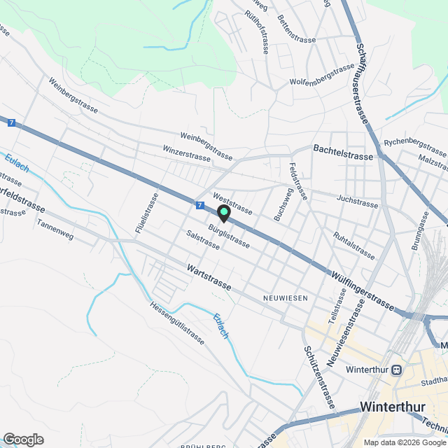 W59 - 3.5-Zimmer-Mietwohnung in Winterthur - Karte