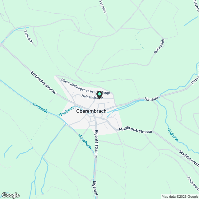 Zimmer mit eigenem Eingang nahe Flughafen Zürich - Karte
