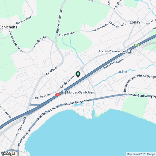 LONAY – Charmant appartement neuf de 2.5 pièces au rez-de-chaussée (lot B) avec jardin - Karte