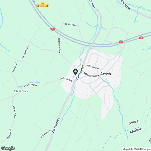 Erstbezug 3.5-Zimmer-Wohnung in Aesch ZH - Neubau 2025, Klimaanlage - Karte