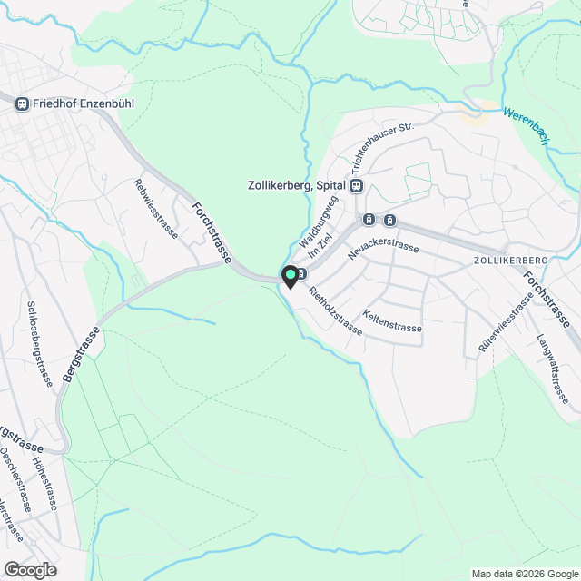 Terrassenwohnung in Zollikerberg mit 108 m2 Nutzfläche - Karte