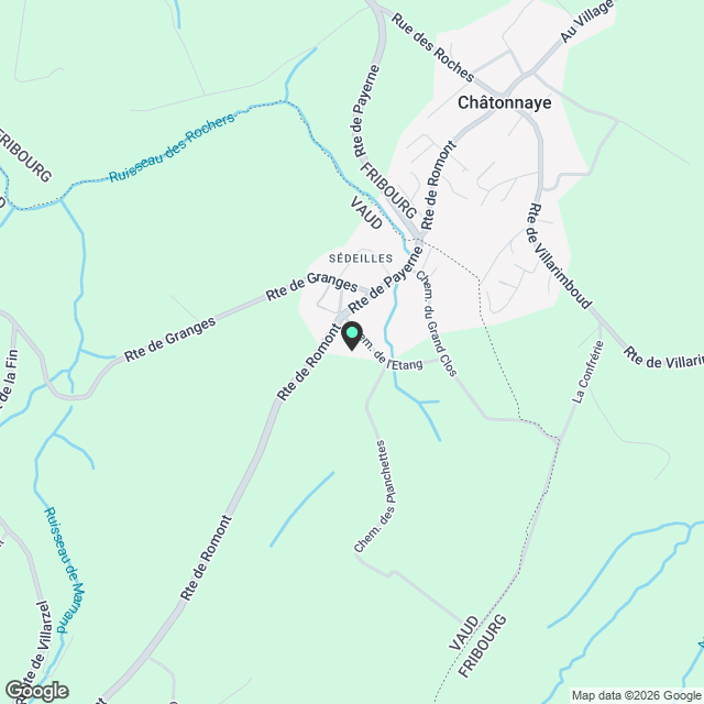 Appartement 2,5 pièces à Sédeilles VD - Karte