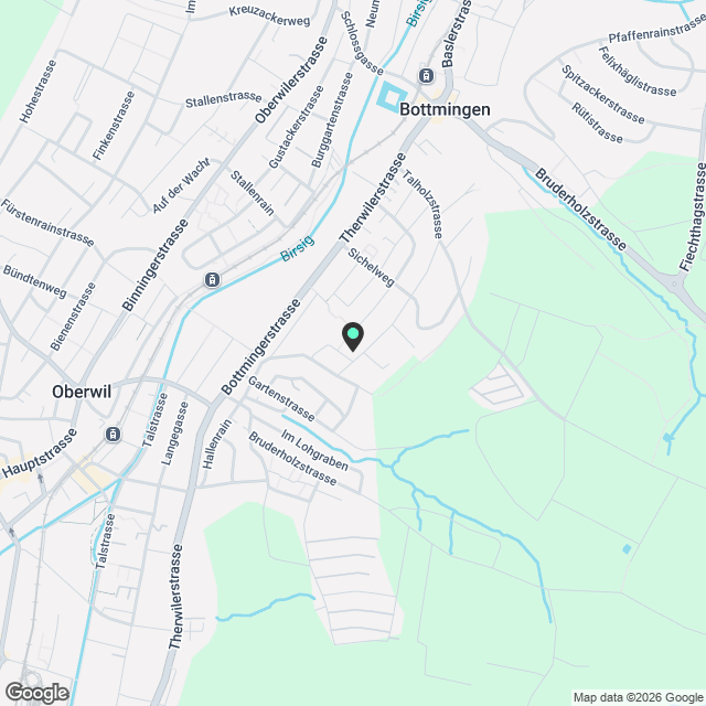 Erstvermietung in Oberwil BL - Karte