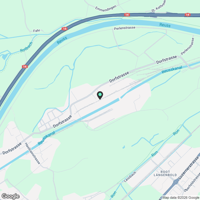 Moderne 2.5-Zimmer-Neubauwohnung in Perlen - Karte