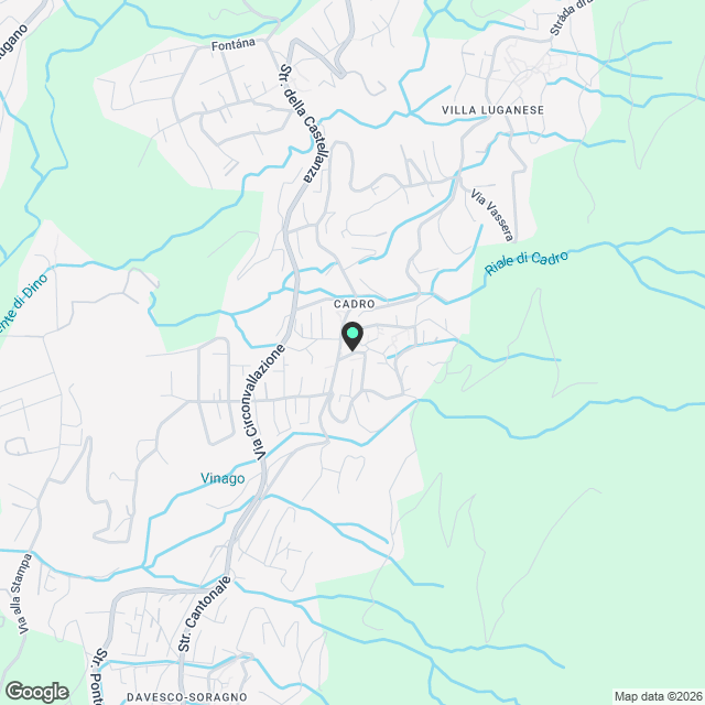 Appartamento 3.5 locali in Nuova Residenza a Cadro - Karte