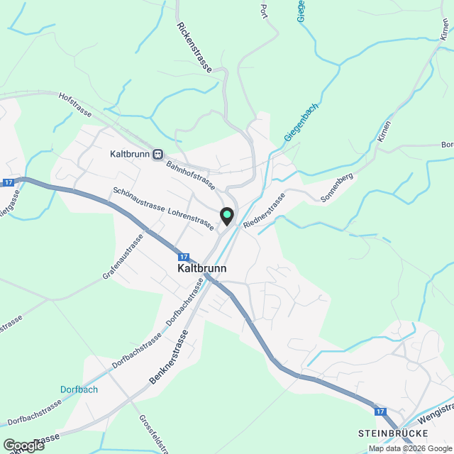 Moderne 2.5-Zimmer-Neubau-Wohnung in Kaltbrunn mit Loggia und Tiefgaragenplatz - Karte