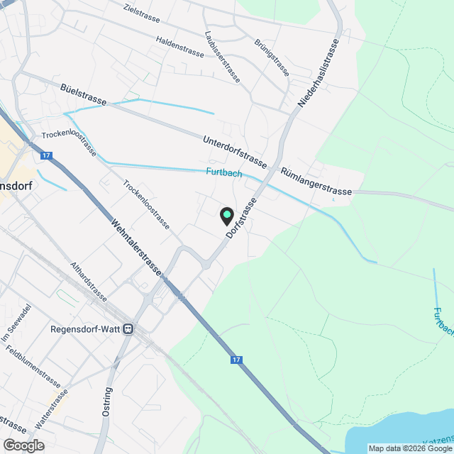 Erstvermietung: 3 1/2-Zimmerwohnungen "Sandhof" in Watt - Karte