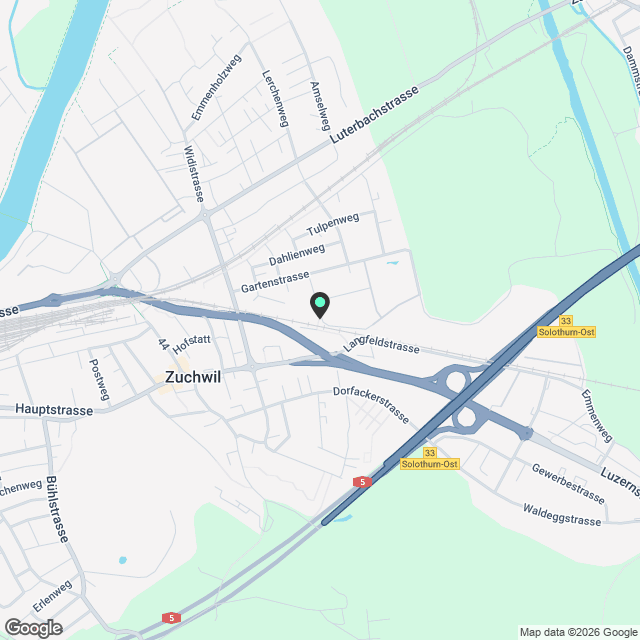 Neubauwohnung direkt an der Aare - Karte