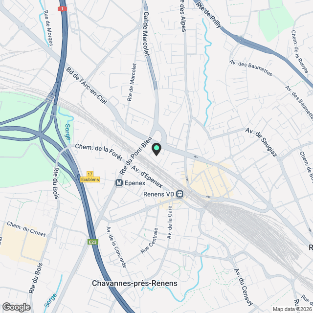 Appartement réservé aux étudiants au coeur d'une résidence pour Senior - Karte