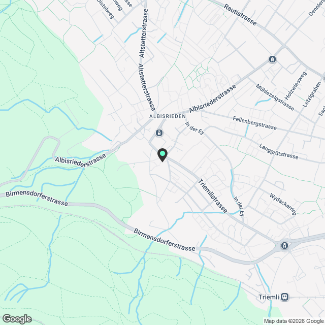 ERSTBEZUG: GROSSER BALKON, SICHT AUF DEN ÜETLIBERG - Karte