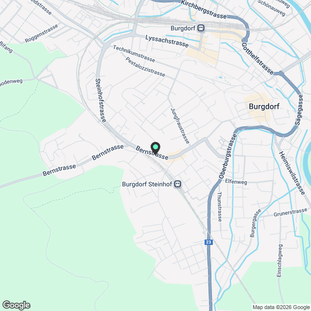 Erstvermietung: Überbauung "Q34" in Burgdorf - Karte