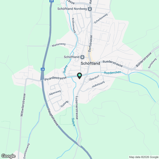 WOHNUNG IM EIGENTUMSSTANDARD AN ZENTRALER LAGE IN SCHÖFTLAND - Karte