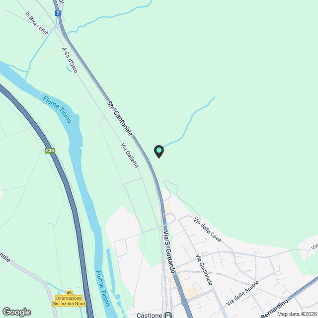 Arbed Living Hotel, Arbed Suite, Bellinzona-Castione - Karte