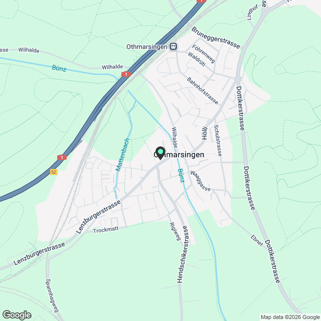 Erstbezug in stilvolle Dachwohnung - mattenpark.ch - Karte