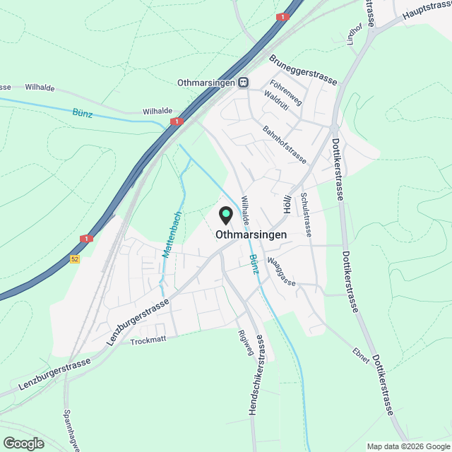 Optimales Wohngefühl in Othmarsingen - mattenpark.ch - Karte