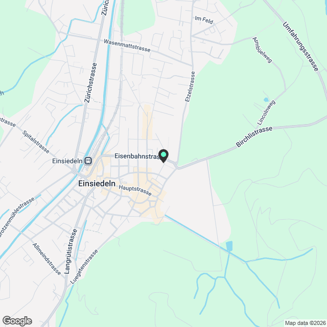 Moderne 6.5-Zimmer-Maisonette-Wohnung im Herzen von Einsiedeln (Erstbezug) - Karte