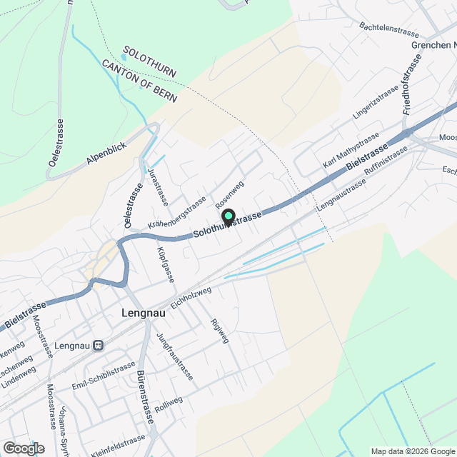 !!Erstbezug!!  Moderne 3.5-Zimmer-Attikawohnung in Lengnau - Karte