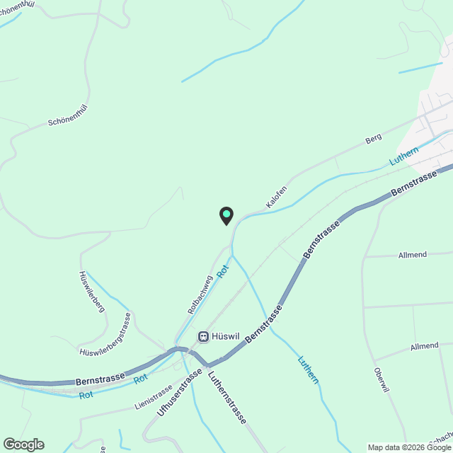 Modernes 5.5-Zimmer-Einfamilienhaus mit Aussicht in Hüswil - Karte