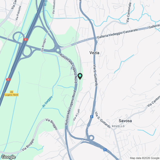 Moderno 2.5 locali in prima locazione a Vezia - Karte