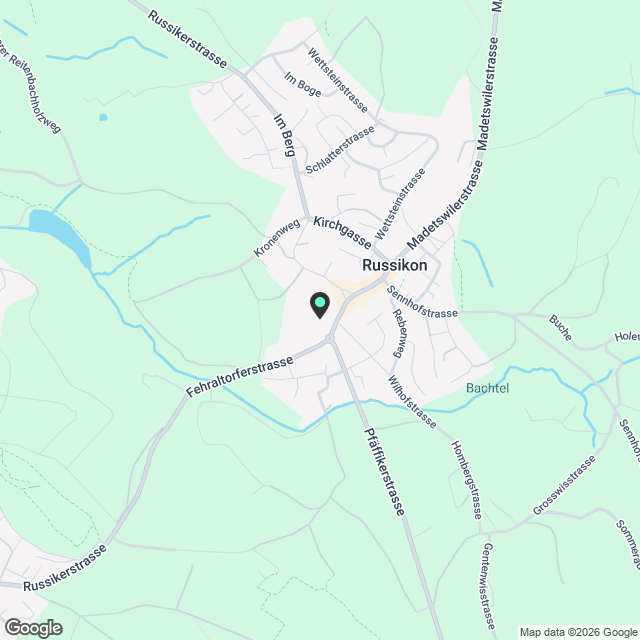 3½-Zimmer-Attikawohnung - Rubia Russikon - Karte