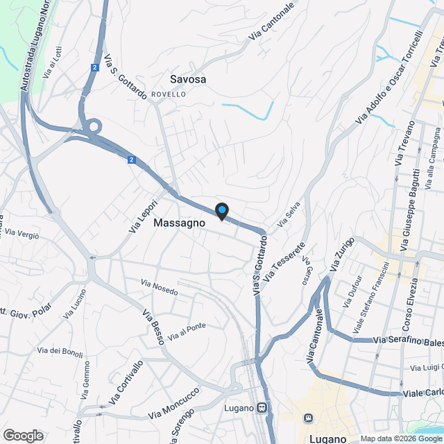 NUOVO 3.5 LOCALI ALTO STANDING VISTA LAGO A LUGANO MASSAGNO - Karte