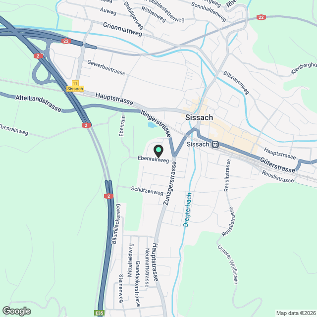 Erstvermietung: Moderne 3.5-Zimmer-Wohnung mit Terrasse - Karte