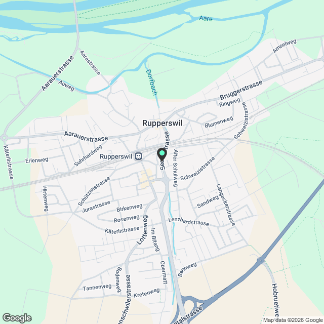 Grosszügige 3.5-Zimmerwohnung mit hochwertigem Ausbaustandard im Neubau Radial - Karte