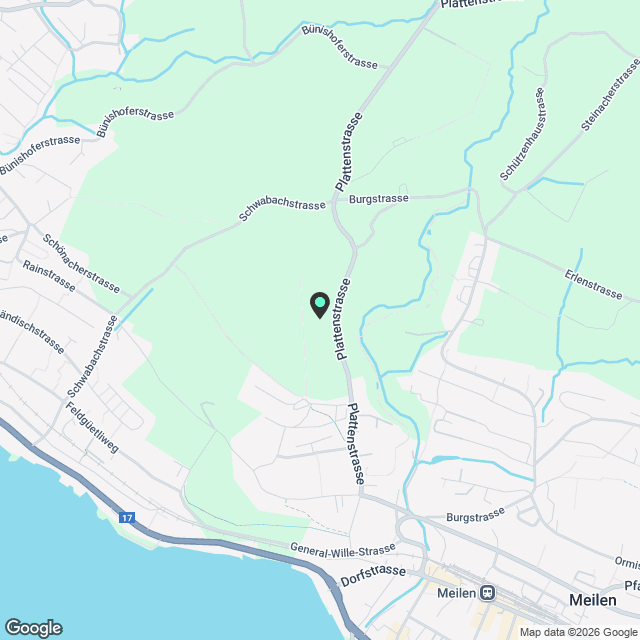 Moderne 3-Zimmer-Maisonette-Wohnung in Feldmeilen mit Balkon und Garten - Karte