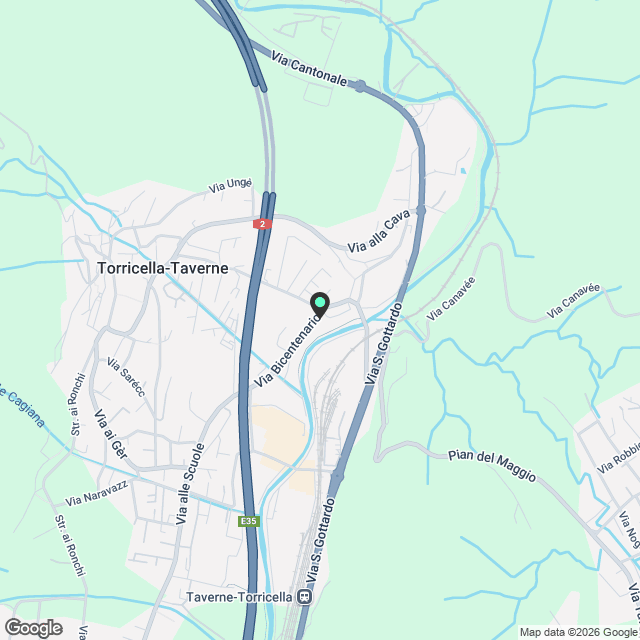 TAVERNE â 2.5 LOCALI CON GIARDINO, LUCE E TRANQUILLITÃ - Karte