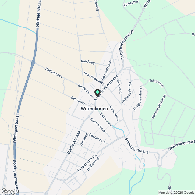 Grosszügige, moderne 4.5-Zimmer-Gartenwohnung zu vermieten - Karte