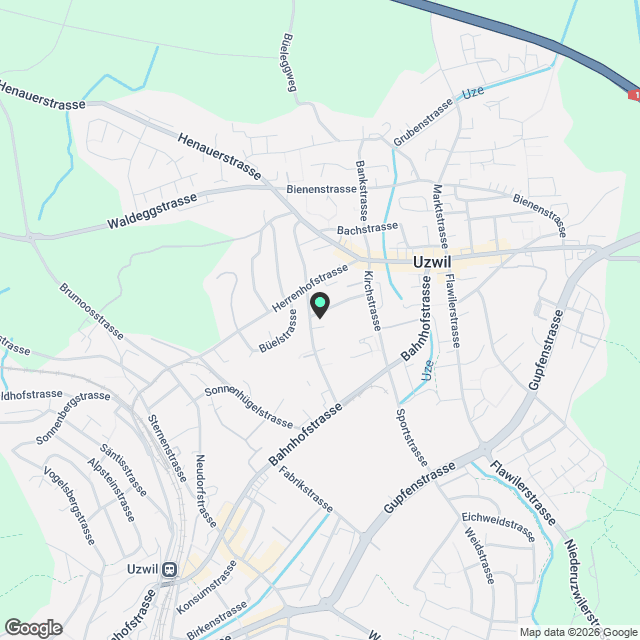3.5-Zimmer-Attikawohnung in Niederuzwil - Karte