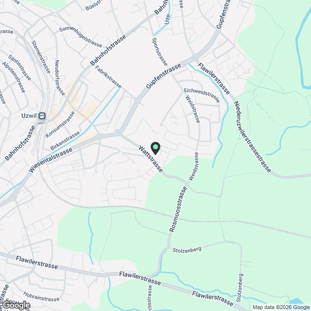 2.5-Zimmerwohnung in Uzwil - Karte