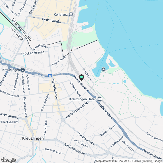 1.5 Zimmerwohnung in Kreuzlingen - Karte