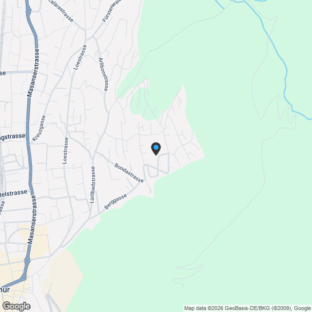 Traumwohnung an Top-Lage in Chur - Karte