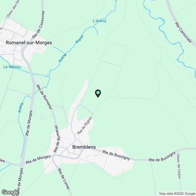 Moderne maison individuelle de 4.5  proche écoles et commerces à Bremblens - Karte