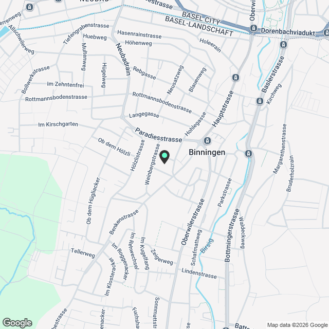 Moderne 3.5-Zimmer-Wohnung in ruhiger Lage von Zeiningen - Karte