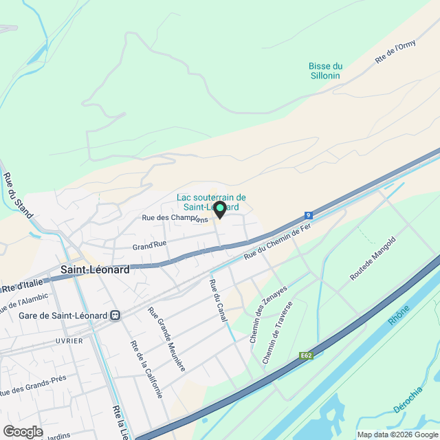 À louer 2,5 pces à Uvrier - Karte