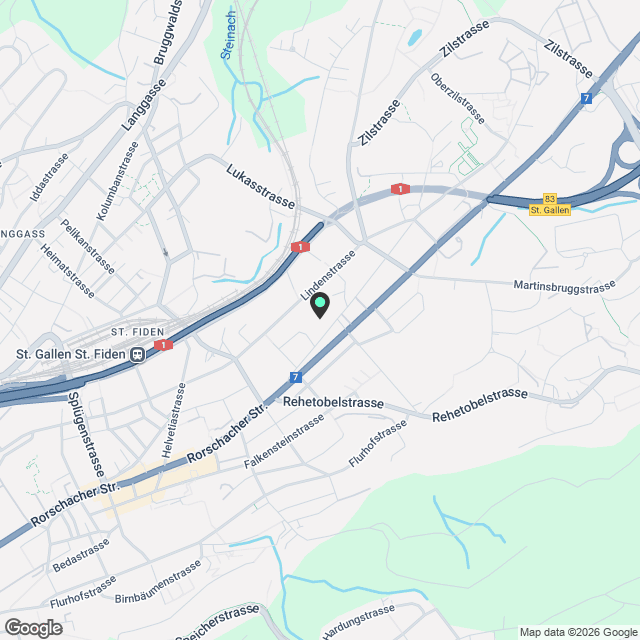 Stilvolle 1,5 Zimmer Wohnung zu Vermieten - Karte