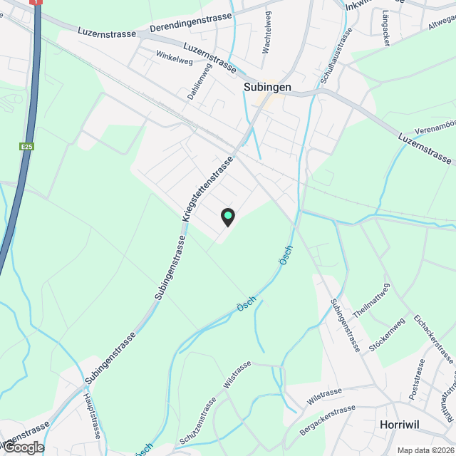 Exklusive 3.5-Zimmerwohnung an ruhiger, unverbauter Lage - Karte
